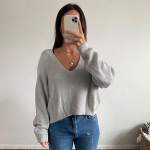 COZY GREY SWEATER FROM LULUS